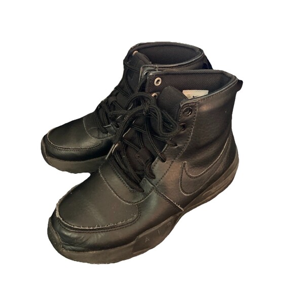 Nike Kids Air Max Goaterra Leather Outdoor Boots Dc9515-001 Size 5.5Y - Picture 6 of 9